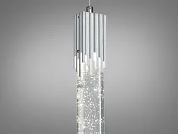 Світильник підвісний LED Diasha A6552/1H CH Нордік, 5W, хром, регульована висота, для коридору, вітальні, кухні, офісу - мініатюра 3