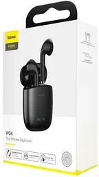 Навушники Bluetooth Baseus Encok TWS W04 Pro black - мініатюра 5