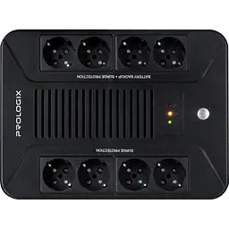 Пристрій безперебійного живлення Prologix 650VA 360W (PLP650VA8LED) - мініатюра 5