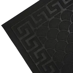 Килимок придверний Eco Fabric Луска без кромки чорний 45 х 75 см (4575-001) - мініатюра 8