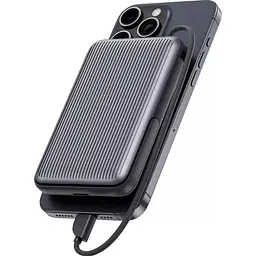 Зовнішній акумулятор Proove Moon Rock 2 in 1 10000mAh 22.5W Gray (PBR122012105) [136803] - мініатюра 4