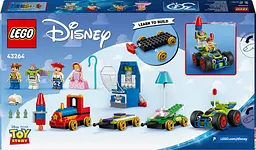 Конструктор LEGO Disney Pixar Святкування з Історії Іграшок: потяг і авто для перегонів 206 деталей (43264) - мініатюра 19