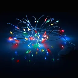 Електрогірлянда Yes! Fun Нитка на мідному дроті 40 LED різнокольорова 4 м статична (975029) - мініатюра 4
