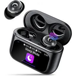 Навушники-вкладиші для сну Bluetooth 5.4, 48 годин роботи з сенсорним екраном, мініатюрні навушники для сну