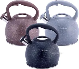 Чайник із свистком Kamille KM-1074 3 л чорний - мініатюра 3