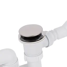 Сифон для ванни Lidz (WHI) 60 03 V002 02 з ревізією (вихід 50 мм) - мініатюра 3