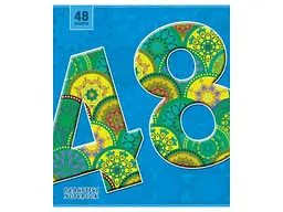Зошит в лінію МРІЇ ЗБУВАЮТЬСЯ 48 арк. 16 шт./уп. арт.3389 арк. Цифри - мініатюра 2