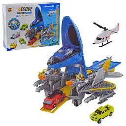 Ігровий комплекс літак-база Rescue Aircraft model, що трансформується, з набором техніки (P943-A)