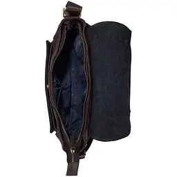 Шкіряна сумка через плече Tarwa Чоловіча з телячої шкіри GC-6046-2md Коричнева - мініатюра 9