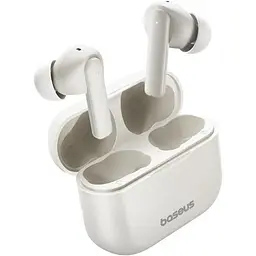 Бездротові навушники Baseus Bowie E17 True Wireless Bluetooth Earphones, ENC, TWS, BT5.3, 35mAh, 430mAh, 6h, White A00072200223-Z1