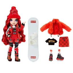 Лялька Rainbow High Winter Break Рубі Андерсон, з аксесуарами (574286) - мініатюра 3