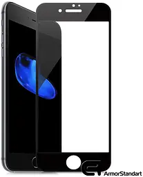 Захисне скло для Apple iPhone 7 Plus/8 Plus, 3D PREMIUM, повноекранне 3D скло з рамкою, глянцеве, загартоване, протиударне, ультратонке, олеофобне покриття, 9H, стійкість до подряпин, проста установка, повне проклеювання, ArmorStandart (ARM49288) - мініатюра 11