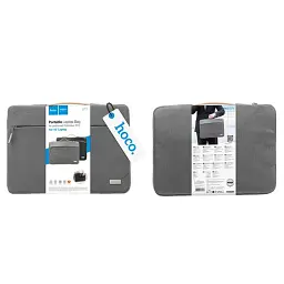 Сумка Hoco GT7 Extraordinary Series Laptop Bag 16 Grey - мініатюра 2