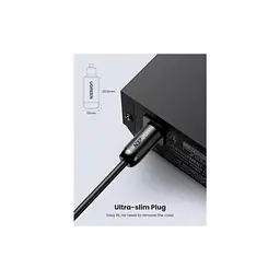 Кабель мультимедійний Optical Toslink 1.0m AV122 black Ugreen (70890) - мініатюра 7
