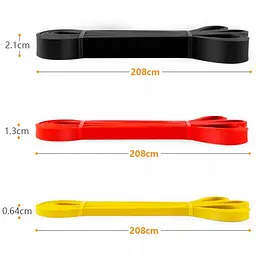 Гумові петлі для тренувань "Pro Loop Bands" NE-SET-451 3шт - мініатюра 3