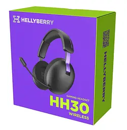 Ігрові навушники бездротові з мікрофоном HATOR HH-30-BV Hellyberry Wireless Black-Violet - мініатюра 7