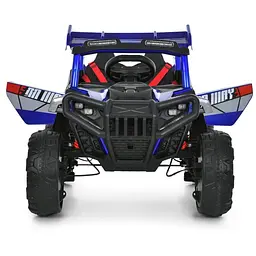 Дитячий електричний джип Bambi Racer 12V одномісний до 30 кг Синій (DE-169-E-944) - мініатюра 3