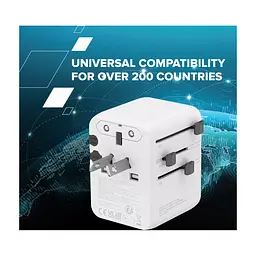 Зарядний пристрій Canyon OnTour 70 3xUSB-C + 2xUSB-A EU/UK/US/AUS 70W White (CNS-TA70W1006W) - мініатюра 7