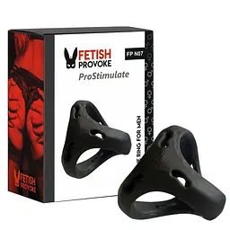Ерекційне кільце Fetish Provoke ProStimulate N07, 5 см (чорний) - мініатюра 2