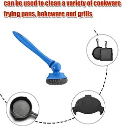 Щітка з довгою ручкою для чищення посуду, посуду, сковороди BRUSH AND-4-20-600 - мініатюра 5