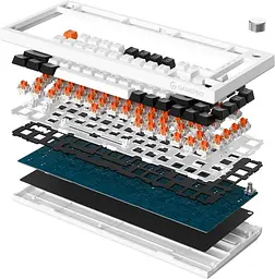 Клавіатура GamePro Asgard Valhalla MK160W Pro White - мініатюра 6