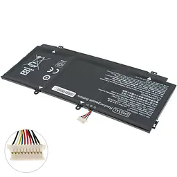 Акумулятор HP SH03XL (Spectre X360 13-AC, 13-AB) 11.55V 4200 mAh 49Wh Black - мініатюра 2