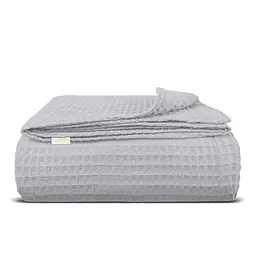 Плед-покривало Cosas Greek Waffle Smoky вафельне 200х220 см (Blanket_36Smoky_GreekWaffle_200x220)