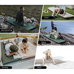 Килимок самонадувний Naturehike (CNK2450WS020) 10 см - одномісний - темно-зелений - мініатюра 7