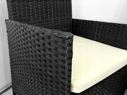 Набір садових меблів GardenLine Reno Black - мініатюра 7