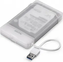 Кишеня зовнішня Maiwo K104-U3S 2.5" USB 3.0 white - мініатюра 3