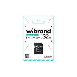 Карта пам'яті Wibrand 32GB microSD class 10 UHS-I (WICDHU1/32GB-A) - мініатюра 2