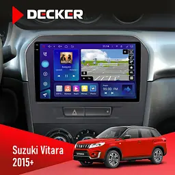 Штатна магнітола Suzuki Vitara 2015+ Decker D9-009 4x64, DSP, 4G, 2k Decker (НФ-00008424)