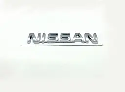 Емблема напис Nissan Хром 122х22 мм на скотчі (Завод) - мініатюра 5