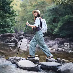 Трекінгова палиця телескопічна Naturehike (CNK2550DS010) 120см - алюміній - зелена - мініатюра 9