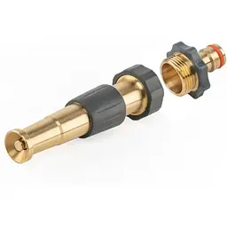 Регульований дощувальний наконечник Bradas BRASS SOFT РВ 3/4 з під'єднанням РЗ 3/4 12,5 см., латунь (BR-S4712)