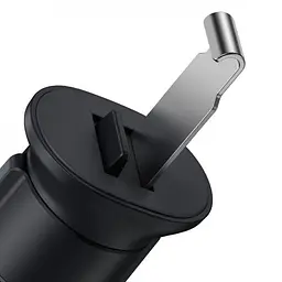 Автомобільний тримач холдер Baseus Metal Age 2 Gravity Car Mount Air Outlet Version SUJS000001 Black - мініатюра 6