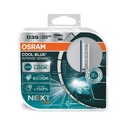Комплект ксенонових ламп Osram D3S 35W PK32D-5 Cool Blue Intense Next Gen +150% 1 лампа (66340CBN-HCB) - мініатюра 2