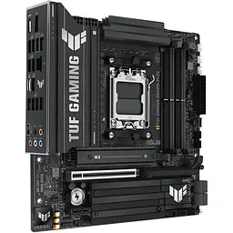 Материнська плата Asus AM5 TUF Gaming B850M-PLUS, B850, 4xDDR5, Int.Video (CPU), 4xSATA3, 3xM.2, 1xPCI-E 5.0 x16, 1xPCI-E 4.0 x1, ALC1220P, Realtek 2.5Gb, 10xUSB 3.2 / 6xUSB 2.0, HDMI/DP, MicroATX - мініатюра 3
