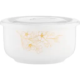 Салатник із кришкою Ardesto Sunny day, 12 см, білий (AR3493) - мініатюра 4