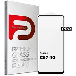 Скло захисне Armorstandart Realme C67 4G Black (ARM73852)