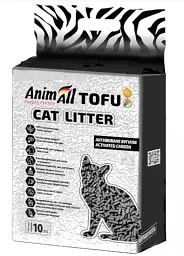 Наповнювач AnimAll Tofu Активоване вугілля, 4,66кг/10 літрів