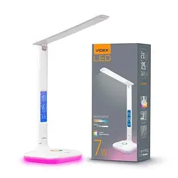 Лампа настільна LED TF05W-RGB, White, 7 Вт, 3000K/4100K/5500K, 300 лм Videx teh0019914 - мініатюра 7