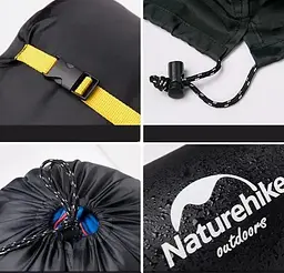 Компресійний мішок Naturehike NH19PJ020 розмір L чорний - мініатюра 7