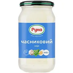 Соус Руна Часниковий майонезний 440 г