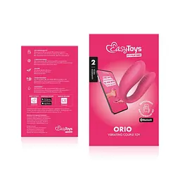 Вібратор для пар EasyConnect Orio, 8 см (рожевий) - мініатюра 11