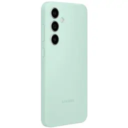 Оригінальний силіконовий чохол Samsung Silicone Case для Samsung Galaxy S24 FE Mint (EF-PS721CMEGWW) - мініатюра 2