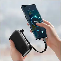 Портативна батарея Baseus Qpow Digital Display Quick Charge 20000 mAh 22.5W With Type-C Cable - мініатюра 8