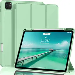 Чохол-книжка CDK для Apple iPad Pro 12.9" 4gen 2020 екокожа/силікон Smart Case cлот стилус(017899) light green - мініатюра 2