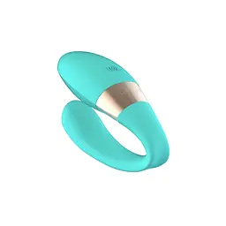 Вібратор для пар Lelo Tiani Harmony, 9 см (бірюзовий) - мініатюра 2