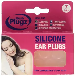 Силіконові беруші Hush Plugz Pink 7 пар (883-02)